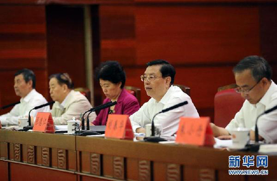 张德江发表重要讲话